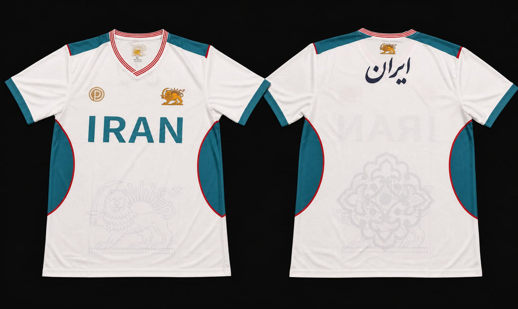 Iran Football Jersey back view –authentic national team shirt